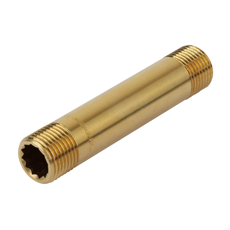 TIM Бочонок удлинительный латунный 1/2" ш/ш-200 мм (1шт)