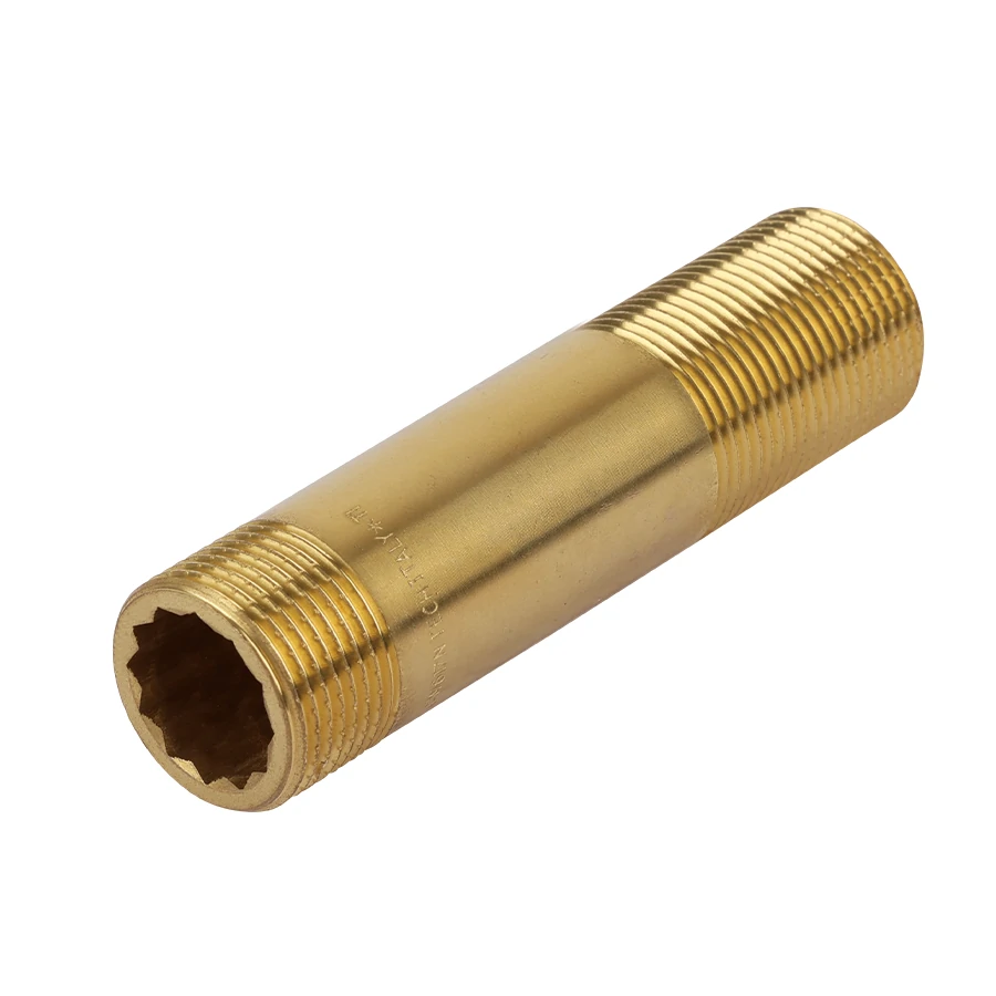 TIM Бочонок удлинительный латунный 1/2" ш/ш-200 мм (1шт)